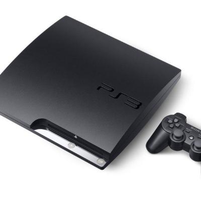 1084995 sony ps3 slim noir 320 go 1 manette